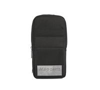 KOKUYO Trousse à Crayons, Trousse à stylos sur Pied, Pliable, magnétique, Support pour téléphone, boîte à Crayons Portable de Grande capacité pour Bureau, Maison et université (Mag Critz Neo - Noir)
