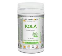 Kola noix Labofloral 50 gélules dosées à 280 mg - Complément alimentaire - Toniqu, fatigue, brûle-graisse- minceur - Fabriqué en france