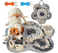 Kolamom Tapis à renifler pour Chien-Jouet Intelligent antidérapant pour Chiens-Tapis à renifler pour Chiens depetite et Grande Taille
