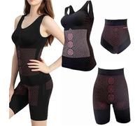 Kolarmo IONsWear Gilet sculptant en tourmaline, gilet d'énergie ionique fin pour femme, gilet d'énergie ionique pour la graisse du ventre inférieur, gilet sculptant le corps, gilet sculptant le corps