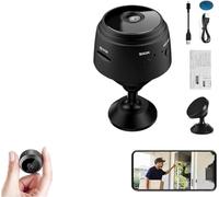 Kolarmo Mini caméra de sécurité magnétique, caméra HD, mini caméra de sécurité magnétique Spyfocus pour l'extérieur, mini caméra de sécurité magnétique espion Focus (1 pièce)