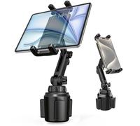 Kolasels Support de tablette pour voiture, iPad avec bras réglable, support de tablette pour iPad Pro 12,9, Air, Mini, iPhone, Galaxy Tab/Z Fold, tablettes de 4,7 à 13 pouces