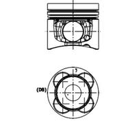 KOLBENSCHMIDT 40476610 Piston pour DEUTZ-FAHR