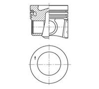 KOLBENSCHMIDT 41271600 Piston Pour AUDI, SEAT, SKODA, VW