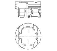 KOLBENSCHMIDT 42101600 Piston pour BMW,BMW (BRILLIANCE),MINI