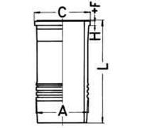 Kolbenschmidt 89912110 Piston et anneaux
