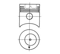 Piston KOLBENSCHMIDT 91753600