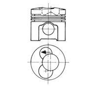 KOLBENSCHMIDT 93472610 Piston