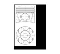 Kolbenschmidt Piston 41071620 pour OPEL VAUXHALL ASTRA J Sports Tourer GTC