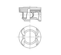 Kolbenschmidt Piston 41492610 pour OPEL VAUXHALL CHEVROLET ASTRA J MOKKA