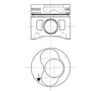 KOLBENSCHMIDT Piston Compatible Pour VW California T4 Camper 70J 7DJ 7DK 2.5 TDI