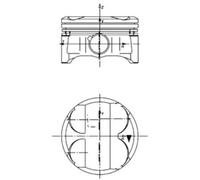KOLBENSCHMIDT Piston pour BMW 3er Compact E46 316 Ti 318 X1 E84 sDrive18i E81