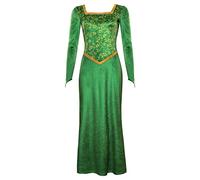 KoleGoe Fiona Robe de princesse pour femme en velours Vert