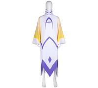 Kolegrial Déguisement Adam Homme Cosplay Enfer Angel Adam Uniforme Blanc Veste pour Adulte Carnaval Halloween Party Masquerade Fancy Jeu de rôle Costume