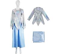 Kolegrial Déguisement Fairy Godmother Cosplay Princesse Fiona Fairy Godmother Top et Jupe pour Noël Carnaval Halloween Party Anniversaire Masquerade Théâtre Performance Robe de Bal