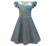 Kolegrial Déguisement ShenShen Fille Cosplay Wicked ShenShen Volants Imprimé Ballerine Robe pour Fancy Dress Up Carnaval Halloween Fête Anniversaire Masquerade Robe de Princesse, 4-9 Ans