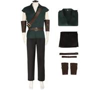 Kolegrial Déguisement Stabbington Brother Homme Cosplay Raiponce Stabbington Brother Uniforme Set Top et Pantalon Ceinture pour Carnaval Halloween Party Masquerade Théâtre Performance Costume