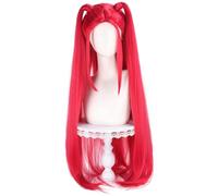 Kolegrial Mira Cosplay Perruque Femme Rosa 100CM Long Droit Perruques Déguisement Carnaval Halloween Fête Mascarade Démon Chasseur Mira Costume Accessoires Anime Wig
