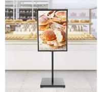 KOLHGNSE Support d'information A1 - Support de sol - Support de panneau rectangulaire - Support publicitaire - Support de trottoir - Pour centres commerciaux, supermarchés, restaurants