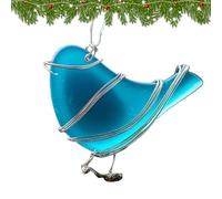 Kolibri Dekoration - Meerglas Weihnachtsschmuck Statue Figur Anhänger | Tisch Zimmer Wohnzimmer Wand Schlafzimmer Fenster Deko - Festlicher Home für Weihnachts Display