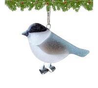 Kolibri Dekoration - Meerglas Weihnachtsschmuck Statue Figur Anhänger | Tisch Zimmer Wohnzimmer Wand Schlafzimmer Fenster Deko - Festlicher Home für Weihnachts Display