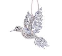 Kolibri Weihnachtsschmuck - Strass Ornamente Und Vogel Dekoration Tier Deko Anhänger, Kolibri Für Den Weihnachtsbaum,ALS Deko Für Mutter Frauen Oma Und Fenster Garten Außenbereich Haus Hof Out