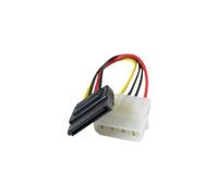 Gembird CC-SATA-PS Interne 0.15m SATA Molex (4-pin) câble électrique - cables électriques (Mâle/Mâle, 0,15 m, SATA 15-pin, Molex (4-pin))