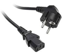 Kolink Câble d'alimentation SchuKo vers connecteur IEC C13 - Cable Alimentation 1,8m SchuKo (CEE7/7) pour Alimentation PC, TV - Câble Dalimentation Sûr Et Bonne Qualite - Cable EU - Noir