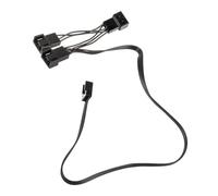 ventilateur PC Câble Y [1x ventilateur PC femelle 4 pôles - 3x ventilateur PC femelle 4 pôles] 0.35 m noir Kolink