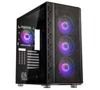 Kolink Citadel Mesh ARGB Midi-Tower Boîtier PC E ATX Boîtier PC RGB, Verre trempé Boîtier pour PC, Midi Tower, Coque PC avec Ventilateur, boîtier PC
