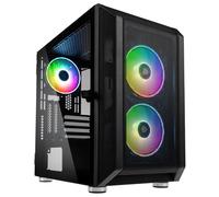 Kolink Boîtier PC Citadel Mesh – Mini-Tour Micro-ATX, LED ARGB, Verre trempé – Noir