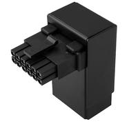 Kolink Core Pro 12V-2x6 90 Degree Adapter - Typ 2, Schwarz
