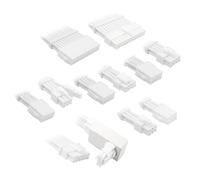 Kolink - Kit d'extensions de câbles tressés Core Pro 12V-2x6 Type 1 - Brilliant Blanc