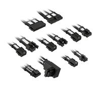 Kolink Core Pro Braided Cable Extension Kit 12V-2x6 Typ 1 - Jet Black/Brilliant White