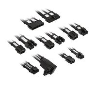Kolink Core Pro Braided Cable Extension Kit 12V-2x6 Typ 2 - Jet Black/Brilliant White