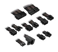 Kolink Core Pro Braided Cable Extension Kit 12V-2x6 Typ 2 - Jet Black/Gunmetal Grey