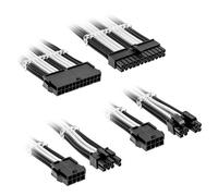Kolink Core Standard Braided Cable Extension Kit - Jet Black/Brilliant White