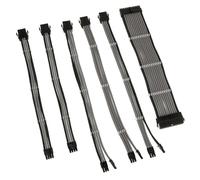 Kolink COREADEPT-EK-GRY Kit de câbles internes 6 pièces : 1x 20+4pin 300mm, 1x 8pin 300mm, 1x 4+4pin 300mm, 3x 6+2pin 350mm, 0.35m, AWG16, PET, Cuivre