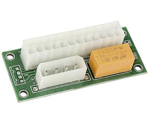 KOLINK Dual Multi alimentation adaptateur add2psu pour la synchronisation du double connecteur d'alimentation, adaptateur d'alimentation multiple (ATX 24 broches vers Molex 4 broches)