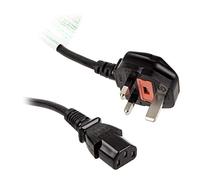 Kolink en Angleterre (Type G) Câble réseau vers connecteur IEC C13 - Cable Alimentation 1,2m - pour Alimentation PC, TV - Câble Dalimentation Sûr Et Bonne Qualite - Noir