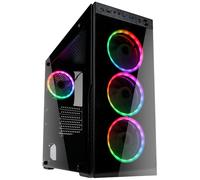 Kolink Horizon RGB Tour midi, verre trempé - noir