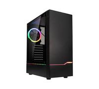 Tour midi Kolink INSPIRE K9 Boîtier gaming, Boîtier noir