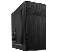 KOLINK KLM-003 MIDI Tower Case Micro-ATX Boîtier PC avec Ventilateur, Design Discret, Petit boîtier PC Silencieux, Noir