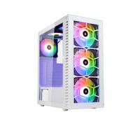Kolink OBSERVATORY HF GLASS WHITE ARGB - Boîtier PC Midi Tower ATX / Micro-ATX / Mini-ITX - 3x 140mm ARGB Avant, 1x 120mm Arrière, Verre Trempé