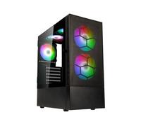 Kolink OBSERVATORY MX - Boîtier PC Midi Tower Noir - Acier/Verre trempé - ATX/micro ATX/Mini-ITX - 2x140mm Avant, 1x120mm Arrière, 2x120mm Supérieur
