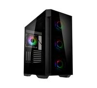 Kolink Observatory Z - Boîtier PC Midi Tower Noir, ATX/EATX, 3x120mm avant, 1x120mm arrière, USB 3.2 Gen 1/Gen 2, Acier/Verre Trempé, RGB