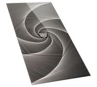 Kolink Unity Nexus Radial Tempered Glass, Alternative Front Panel for Unity Nexus Midi Tower PC Case, Alternative ARGB Spare Faceplate with Radial Design