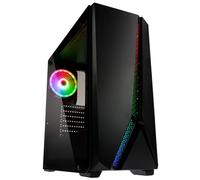 Boitier Moyen Tour E-ATX Kolink Quantum RGB avec panneau vitré (Noir)