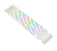 Kolink - Câble d'extension alimentation 24 broches Umbra Radiant ARGB 24 cm blanc/transparent