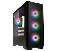 Kolink Boîtier PC Unity Solar ARGB Mesh Moyen Tour Acier/Verre Trempé Noir